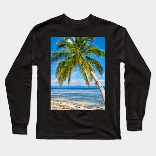 Panaraga Beach, Barobo, Surigao del Sur, Mindanao, Philippines Long Sleeve T-Shirt by Upbeat Traveler